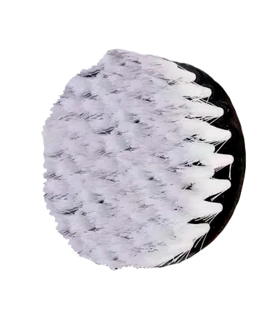 JOGO DE ESCOVAS ROTATIVAS DE CERDAS MACIAS